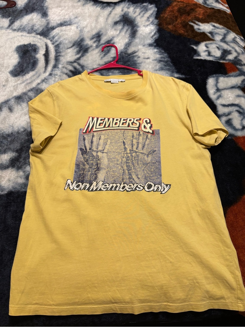 Stella McCartney Yellow Graphic Short Sleeve Tee